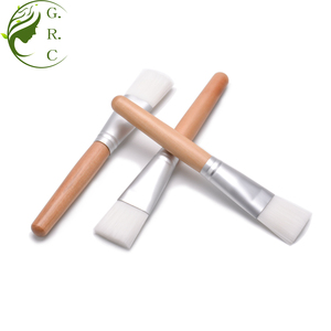 madera cepillo de <span class=keywords><strong>la</strong></span> máscara blanco de pelo sintético de aluminio retráctil varita cepillo de <span class=keywords><strong>la</strong></span> máscara para niña hacer - Product Image 4