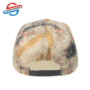 Super corona fábrica de Guangzhou de alta calidad muestra de impresión gorra de béisbol libre - Product Image 3