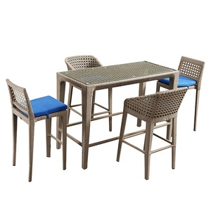 <span class=keywords><strong>Taburete</strong></span> de mimbre al aire libre moderno Bar mesa y silla - Product Image 1