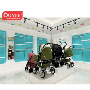 Bambini moderni Negozio di Abbigliamento Interior Design Negozio di Abbigliamento di Visualizzazione Rack di Vestiti Del Bambino Armadio - Product Image 6