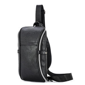 Los hombres de bolsa de pecho bandolera Cruz cuerpo bolsa pequeña de cuero casual de moda bolsa de - Product Image 1