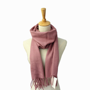 Color sólido, las mujeres de los hombres 100% lana bufanda chal de invierno - Product Image 1
