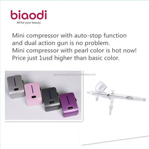 Airbrush makeup kit with mini air compressor for cake decoration painting fingernail temporary tatto hobby art (BDA69300) - Product Image 5