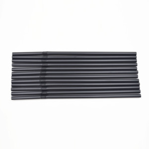 100% biodégradable et Compostable PLA 6mm Noir En <span class=keywords><strong>Plastique</strong></span> Paille Coudée - Product Image 6