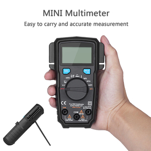 Multimètre numérique professionnel avec protection contre les surcharges à plage automatique, <span class=keywords><strong>tension</strong></span> 600V/AC, courant 10A, mesure de résistance 0-60M - Product Image 2
