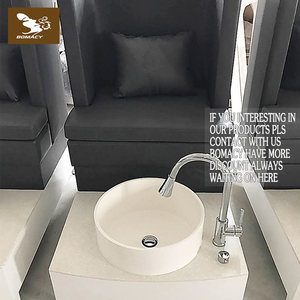 Fuentes del balneario blanco fantástico bañera pedicura portátil con fundición Cristal, pedicura <span class=keywords><strong>spa</strong></span> silla - Product Image 2