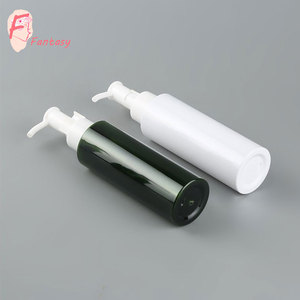 Tam hacim 30ml-300ml beyaz yeşil <span class=keywords><strong>PET</strong></span> plastik şişe kız taşınabilir losyon pompası şişe ile pompa için temizleme yağı