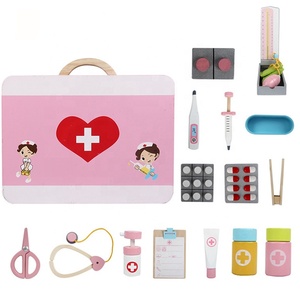 Juego Gabinete <span class=keywords><strong>de</strong></span> la medicina médico aparato médico Doctor niños <span class=keywords><strong>de</strong></span> <span class=keywords><strong>juguete</strong></span> <span class=keywords><strong>de</strong></span> madera - Product Image 3