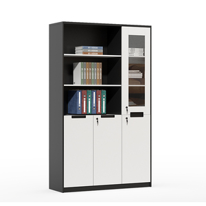 Meubles de bureau ouverts personnalisés avec étagère de <span class=keywords><strong>rangement</strong></span> verrouillable, <span class=keywords><strong>armoire</strong></span> de classement en bois pour bureau <span class=keywords><strong>administratif</strong></span> - Product Image 5