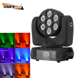 Luz de Escenario Profesional para DJ, 7x18w RGBWA+UV 6en1, Cabeza Móvil LED Wash - Product Image 2