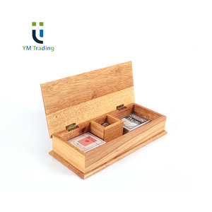 Yuming Deluxe cribbage thiết lập cao su gỗ điểm hội đồng quản trị với dát bìa và kim loại chốt Hội Đồng Quản trị trò chơi - Product Image 6