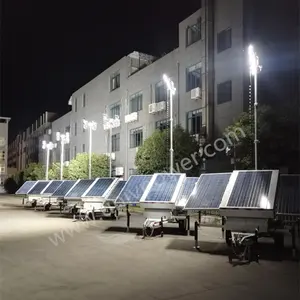 Solar mobiles Turm-Licht, im großen Verkauf, großer Vorrat für 15 Tage Lieferung