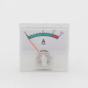 48*45mm analog paneli dc ampermetre şant 30a ve amper ve gerilim metre dc ampermetre için şant ile şant 20a 30a