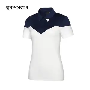 2019 नई डिजाइन महिलाओं पोलो गोल्फ शर्ट थोक गोल्फ टी शर्ट कस्टम गोल्फ शर्ट