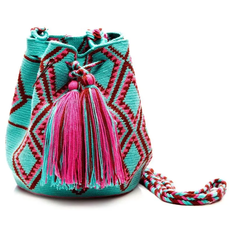 Customize Handmade Shoulder macrame Bags Women Crochet backpack