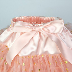 <span class=keywords><strong>La</strong></span> <span class=keywords><strong>pajarita</strong></span> suave de pettiskirts de baile de ballet de lentejuelas chicas falda niños mini brillo estrellas tutu falda - Product Image 2