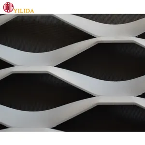 White color expanded metal sheet mesh aluminum expanded mesh