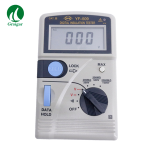 Testador Digital de Isolação Tenmars <span class=keywords><strong>YF</strong></span>-509, Testador de Resistência de Isolação, Faixa de 0.1Mohm~2000Mohm - Product Image 5