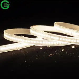 防水硅胶管硅胶套 IP67 led 灯带价格便宜高亮度 dc12v 3528 led 胶带