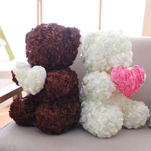 Commercio all'ingrosso Farcito Animale di <span class=keywords><strong>Peluche</strong></span> Teddy Bear Fiore della Rosa della <span class=keywords><strong>Peluche</strong></span> Giocattoli - Product Image 5