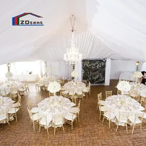 Cortina decorada para casamento, cortina à prova d'água para festa, banquete, tenda