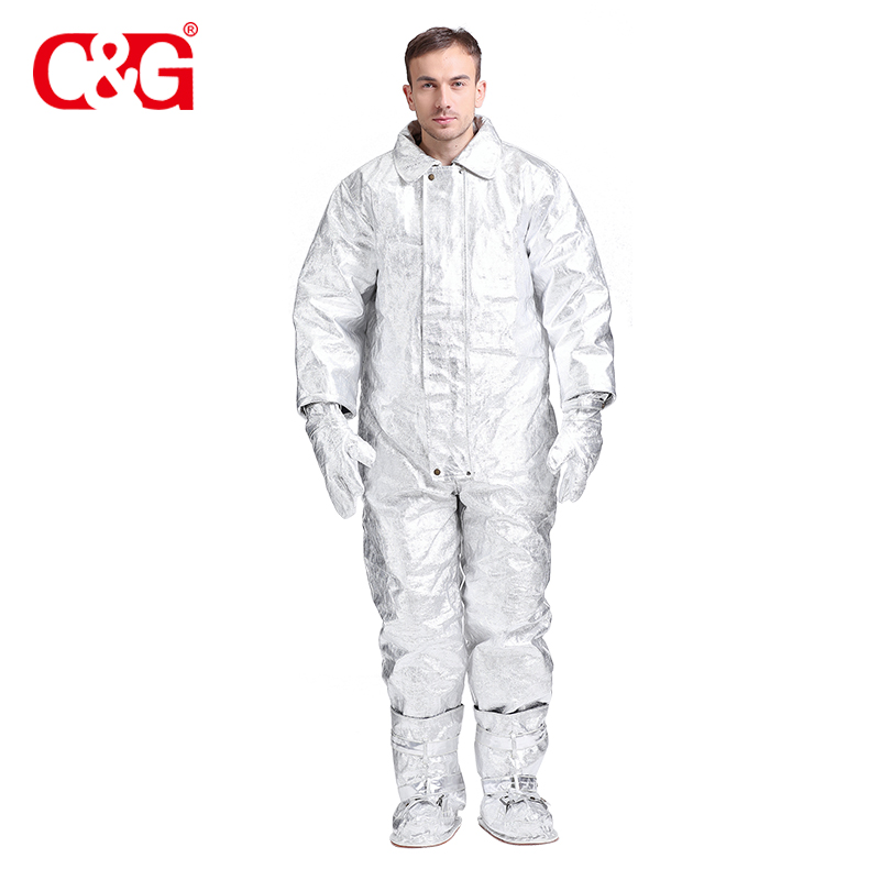 CG Aluminized Огонь близость комбинезон для Костюм Пожарника