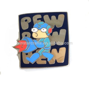Tela insignias camisa collar esmalte suave solapa personalizados China - Product Image 6