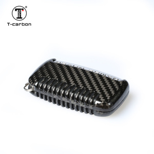 T-carbon sợi carbon trường hợp chìa khóa xe cho Land Rover và <span class=keywords><strong>Jaguar</strong></span> <span class=keywords><strong>Key</strong></span> Bìa xe phụ kiện nội thất nhà máy bán hàng - Product Image 3