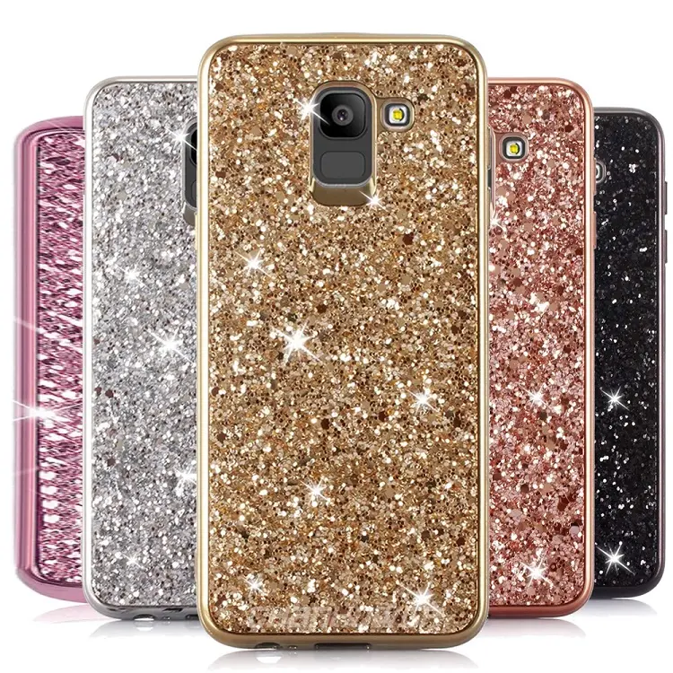 High Quality Bling Soft TPU Case for Samsung Galaxy S8 S9 S10 Plus S7 Note 9 Note 8