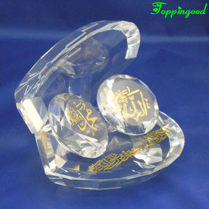 Fancy Islamic Crystal <strong>Shell</strong> <strong>Ornaments</strong> for Wedding Takeaway Gifts - Product Image 4