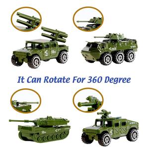 6-Pack Die-cast xe quân sự-Các loại hợp kim xe quân đội mô hình, mini xe tăng & Panzer Đồ chơi thiết lập - Product Image 2