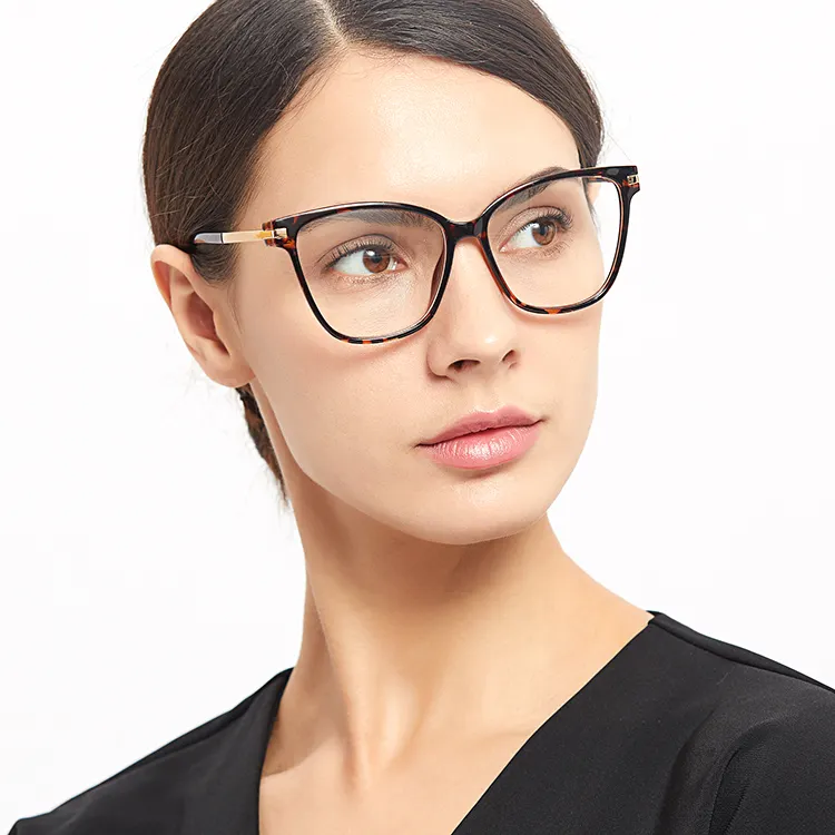 SHINELOT 95176 새로운 빈티지 안경 안경 안티 블루 라이트 안경 프레임 OEM 로고 레트로 광학 프레임 UV400
