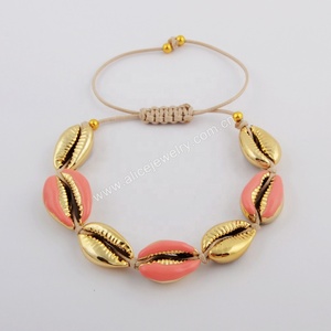 WX1093 Hot Selling Colorful Cowrie <strong>Shell</strong> <strong>Bracelet</strong> Handmade <strong>Bracelets</strong> - Product Image 3