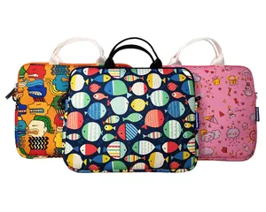 Yeni varış fabrika kaynağı moda laptop çantası neopren bilgisayar çantaları kadınlar bayanlar için