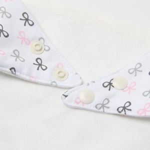 New Style <span class=keywords><strong>2</strong></span> layers absorbent baby Bandana bibs 100% cotton - Product Image 5