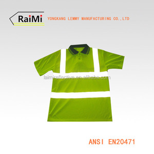Prendas <span class=keywords><strong>de</strong></span> <span class=keywords><strong>trabajo</strong></span> verde y negro <span class=keywords><strong>Polo</strong></span> diseño personalizado amarillo <span class=keywords><strong>reflectante</strong></span> Vis <span class=keywords><strong>Polo</strong></span> barato camisa xl - Product Image 4