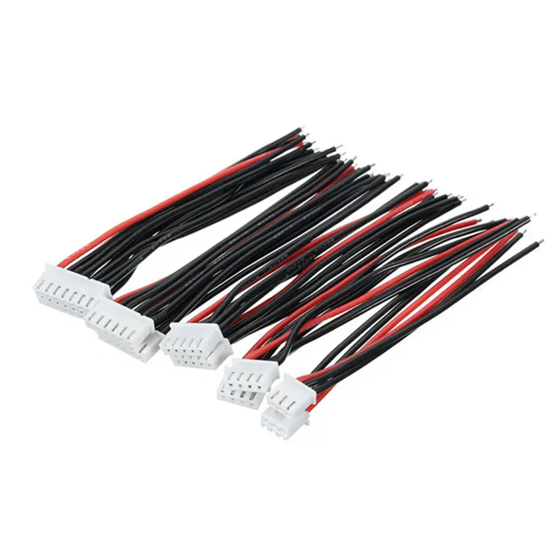 JST 2.54XH 2 S 3 s 4S 5S 6 s Lipo batería Balance cargador Cable IMAX B6 conector de Cable de enchufe 22AWG 100mm