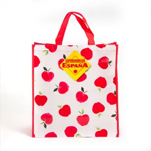 Nieuwe Ontwerp Volledige Printing Shopping PP Gelamineerd Non Woven Tas