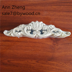 muebles de apliques de madera tallada <span class=keywords><strong>en</strong></span> esquina Onlay sin pintar para la decoración del gabinete de la puerta de su casa - Product Image 3