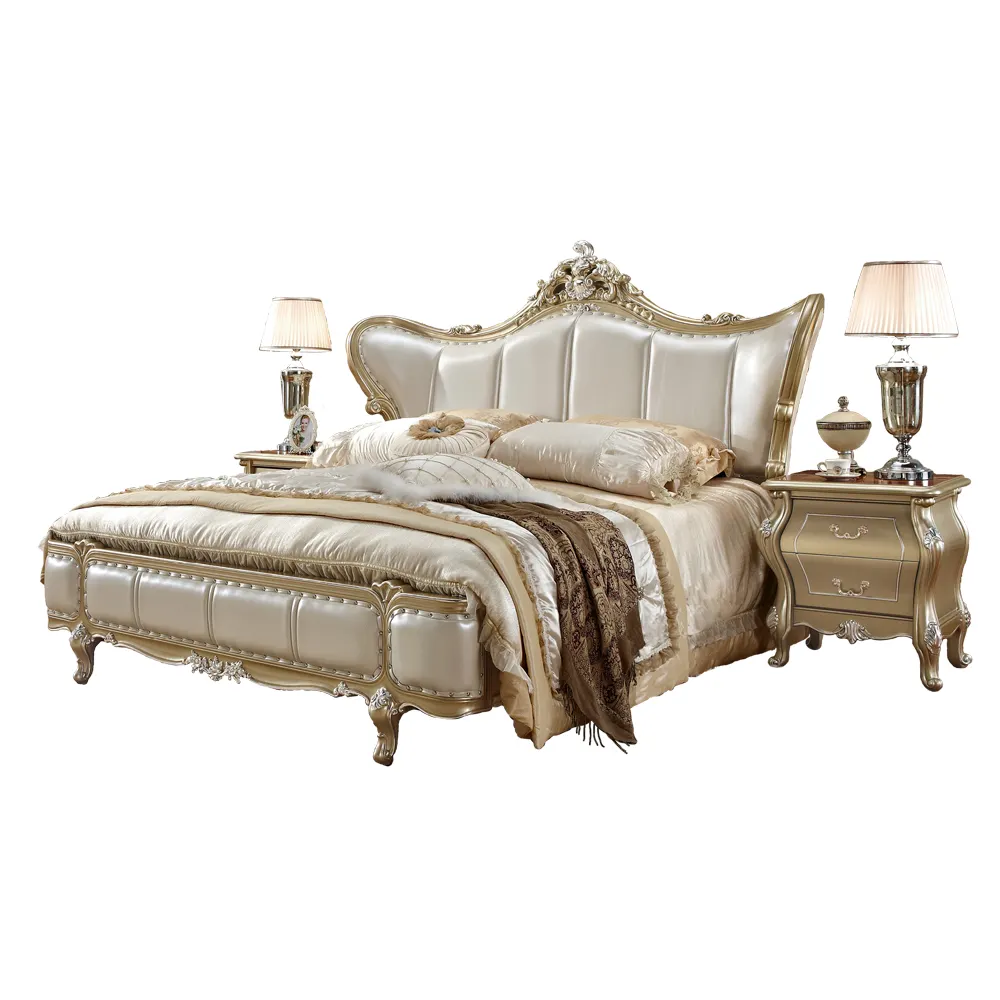 Australia extravagante King Size cama muebles para pareja 0426