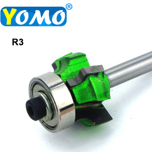 1/4 "vástago 6,35mm fresa cuchillo de corte madera PVC borde cara recortadora carpintería enrutador broca - Product Image 4