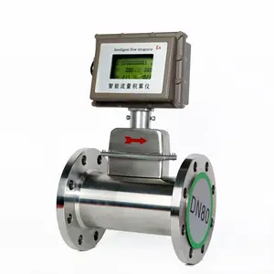 Prepagata misuratore di flusso di gas In acciaio inox gas metano turbina misuratore di portata