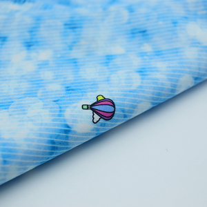 Skygen tejido liso suave digital 100% algodón de la camisa de la raya de dibujos animados tela - Product Image 3