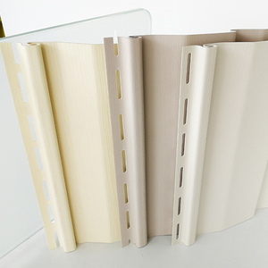 Fabricant de panneaux de revêtement en PVC ignifugé de style hollandais de 10 ''à texture en bois bon marché pour murs extérieurs - Product Image 2