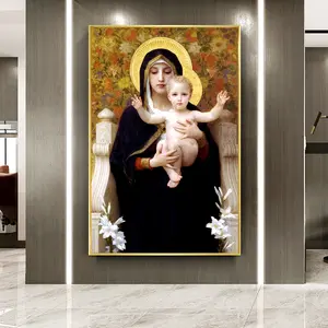 Dafen Classical Artwork Jesus Christ Famous Mother And Child Religious Oil Paintings