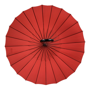 Promotionnel personnalisé 25' * 24 k en plastique noir poignée en forme de <span class=keywords><strong>parapluie</strong></span> <span class=keywords><strong>droit</strong></span> manuel - Product Image 4
