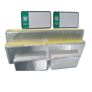 personnalisé conception imprimé en relief en métal en aluminium <span class=keywords><strong>IND</strong></span> estampage à chaud <span class=keywords><strong>plaque</strong></span> de numéro de licence - Product Image 2