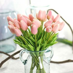 INUNION Real Touch tulipano <span class=keywords><strong>fiori</strong></span> <span class=keywords><strong>artificiali</strong></span> bouquet da sposa per la casa decorazioni floreali <span class=keywords><strong>tulipani</strong></span> finti multicolori - Product Image 3