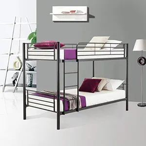 Free Sample Over Queen Futon Mika Vanilla Steel <strong>Single</strong> <strong>Double</strong> Full Twin Xl Metal <strong>Bunk</strong> <strong>Bed</strong> - Product Image 3