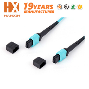 Shenzhen Hanxin Kabel Jumper 22 Tahun OEM Pasokan Pabrik MPO MTP LC SC Konektor Multi Mode Rca Pvc Patch